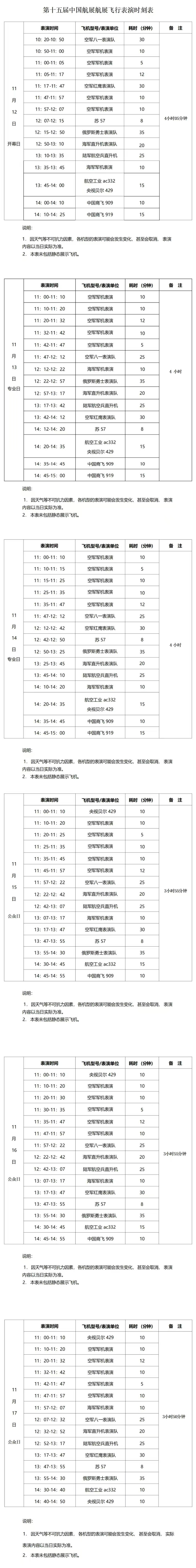 珠海航展时间-珠海航展时间和门票