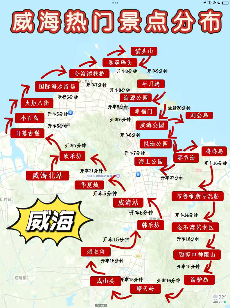 威海旅游攻略-威海旅游攻略必玩的景点