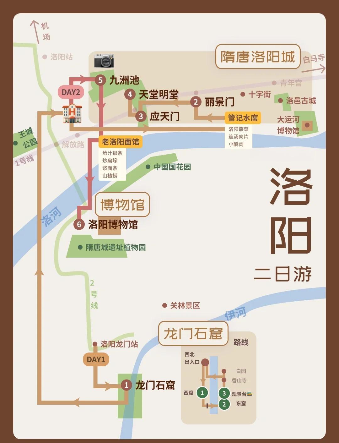 洛阳旅游地图-洛阳旅游地图景点地图简笔画