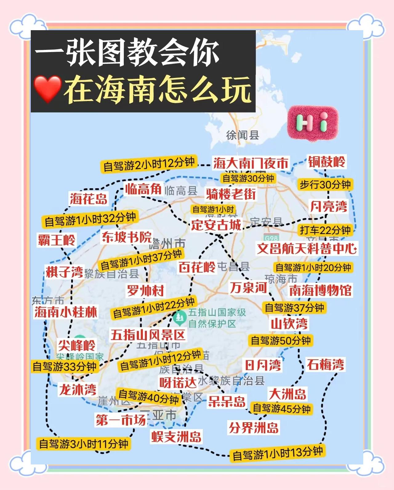 上海到海南旅游-上海到海南自驾游沿途景点